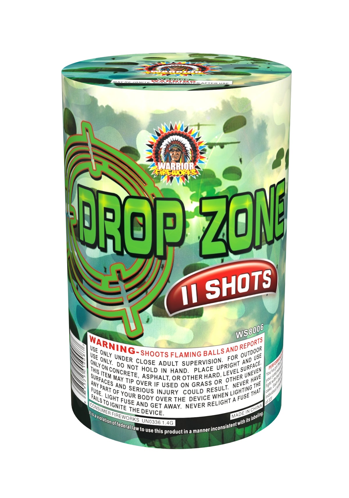Drop Zone Warrior wholesale parachute firework