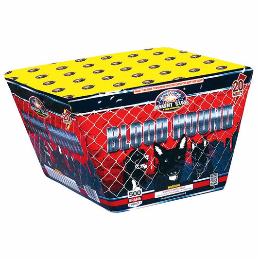 Blood Hound 20-shot Winda 500g fireworks cake