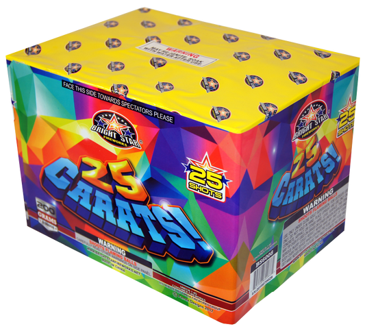 25 Carats! Winda wholesale 200 gram multi-shot fireworks cake