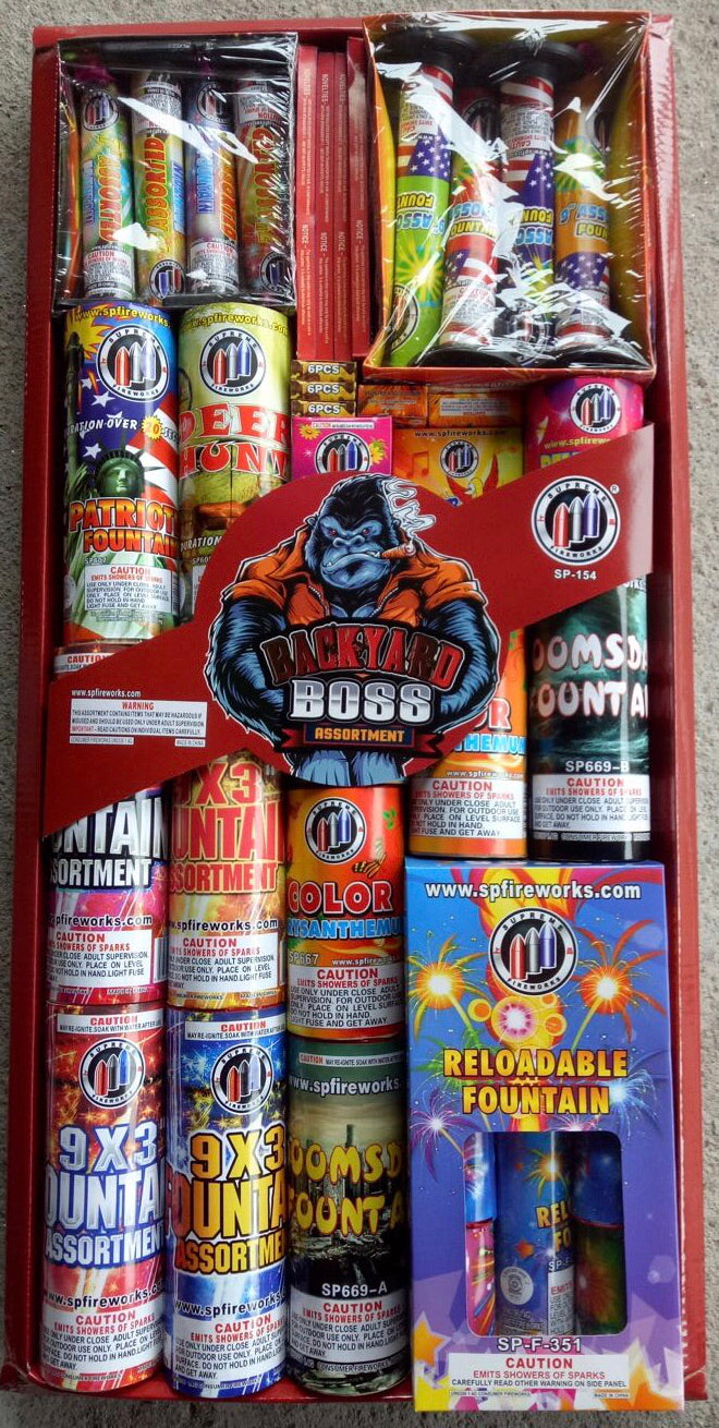 BackYard Boss Supreme Fireworks wholesale safe-and-sane fireworks assortment