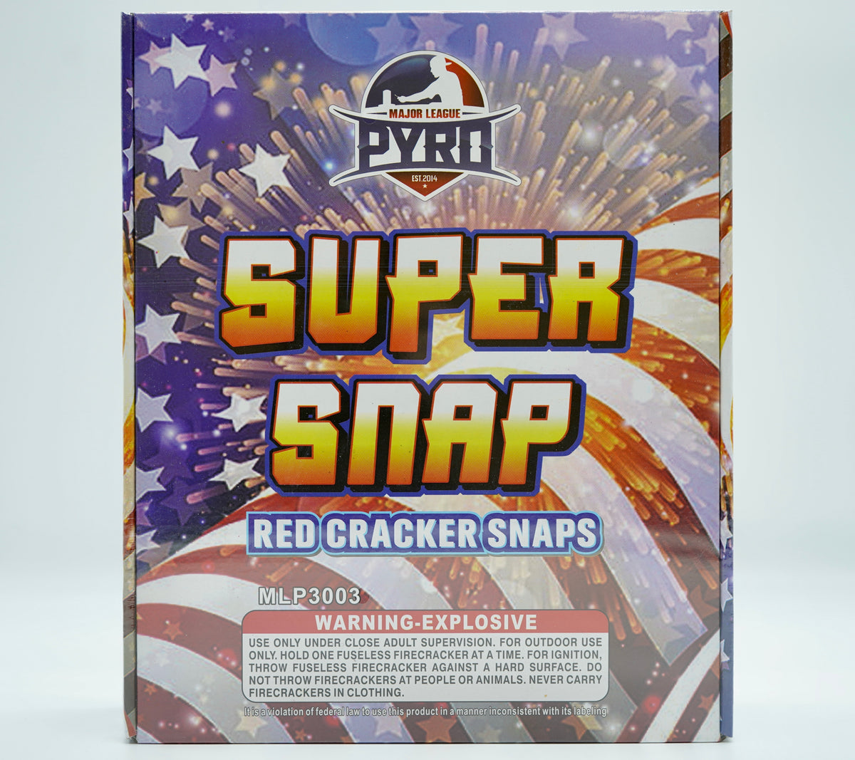 Super Snaps Major League Pyro novelty firework alternate product view